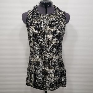 Banana Republic Black and White Tunic Top Size XS